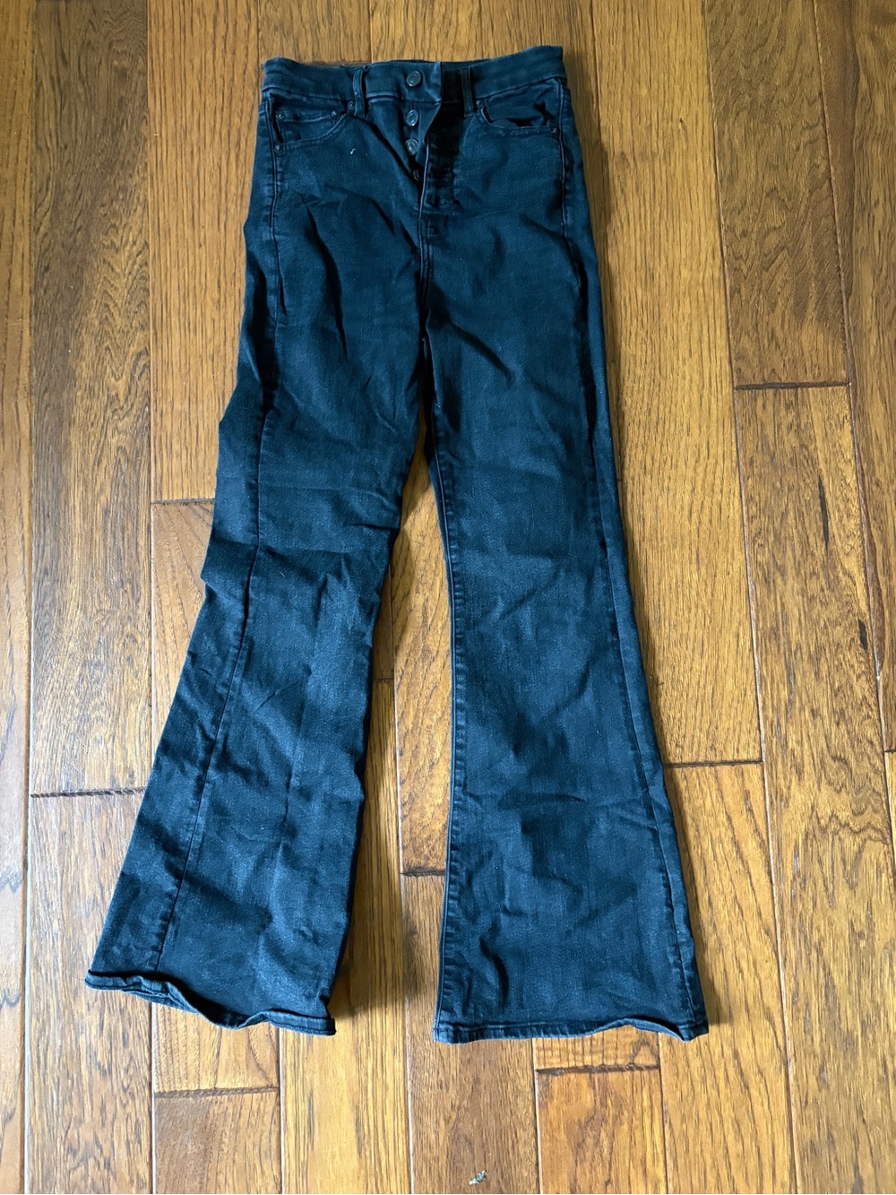 American Eagle Outfitters Black Flare Jeans